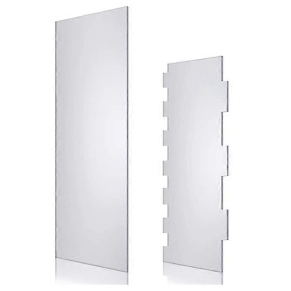 2 pcs New Rectangular Zigzag Transparent Cake Scrapers Striped Edges Cake Scraper Cake Scraper Carving Tools Silicone Molds