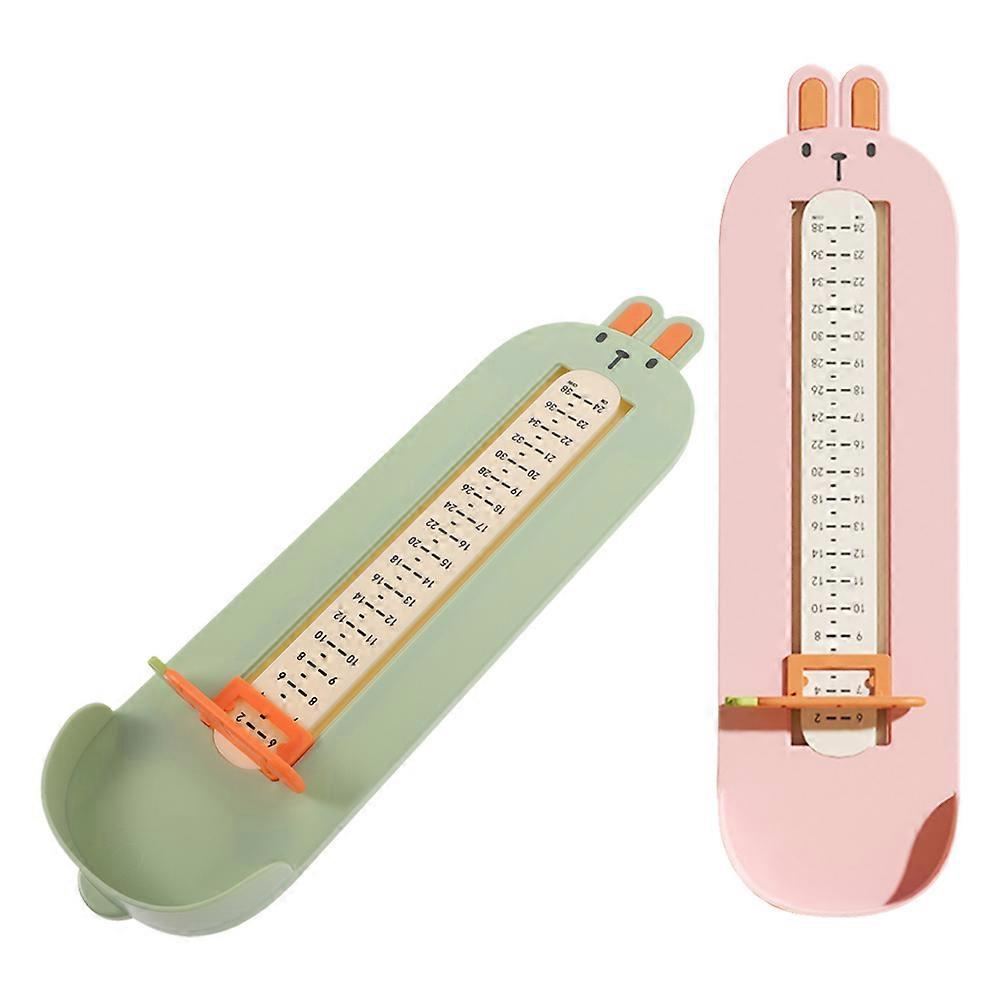 Children Foot Measuring Gauge 2Pcs Universal Measurement Tool For Infants Home Use Accurate Technology Multi Color