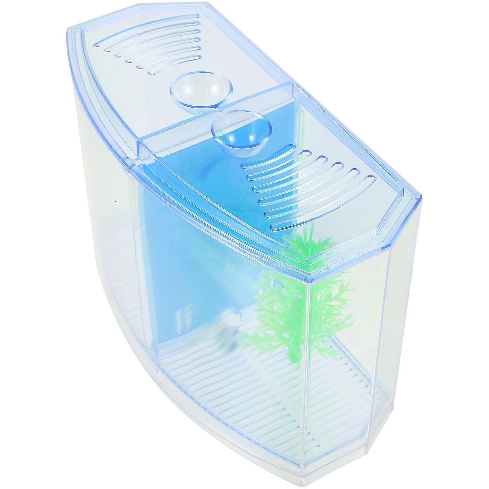 Fish Tank Breeding Isolation Box Floating Design Acrylic Material Home Aquarium Use Increase Survival Rate 1Set