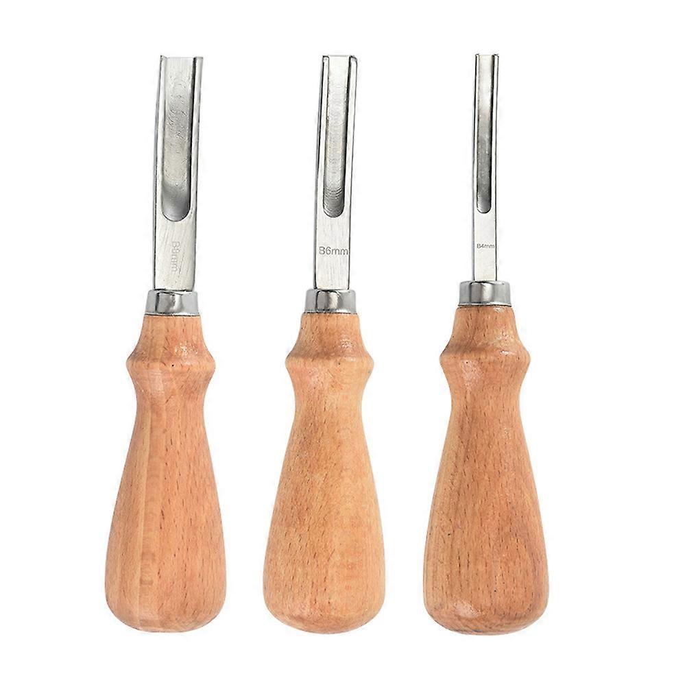 Polishing Tools Kit with Synthetic Material for Use in Art Projects 3 Pcs Light Brown