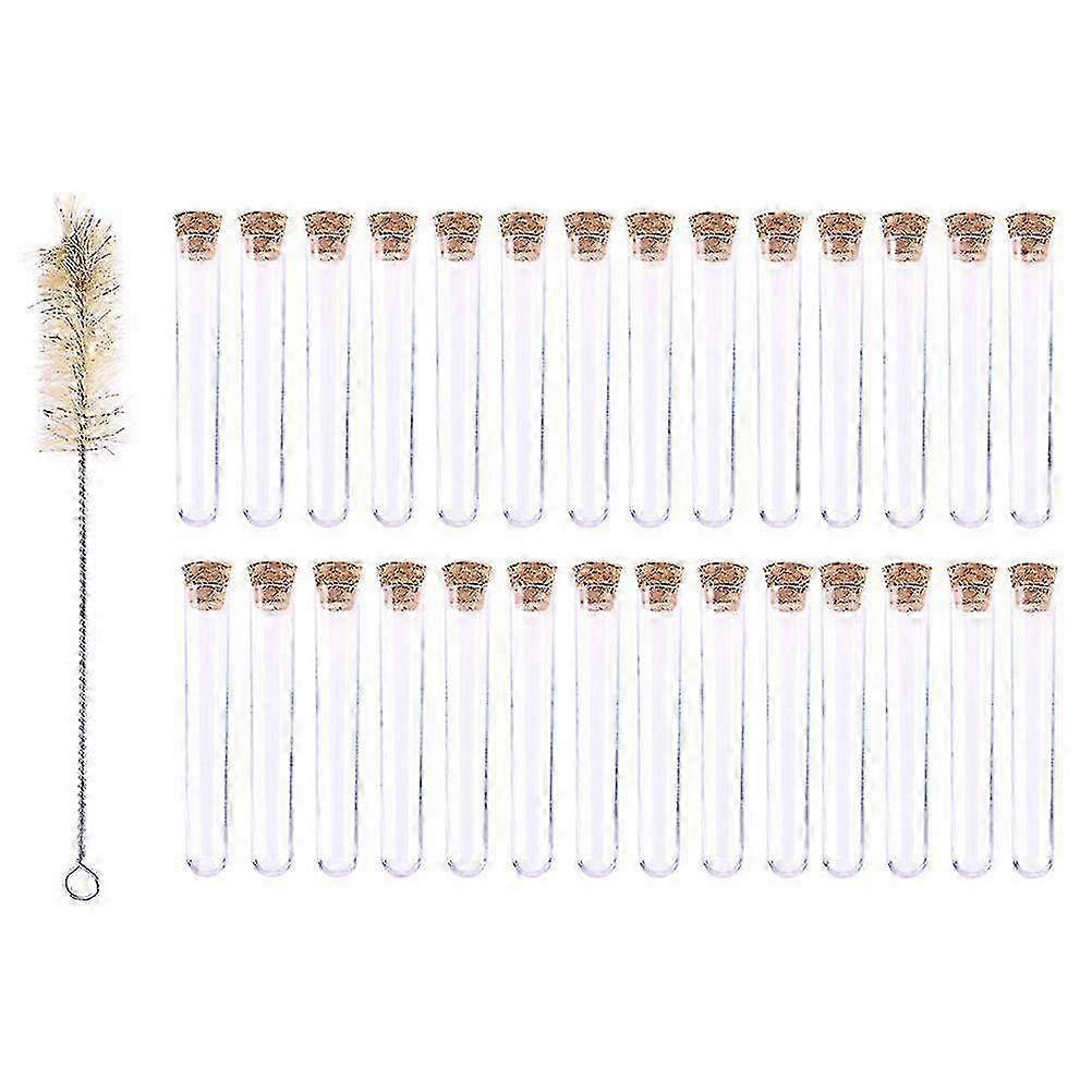 100 Pcs Test Tube Lids - 6x1.2 cm Chemistry Container Stoppers for Secure Sealing & Storage of Liquid Samples