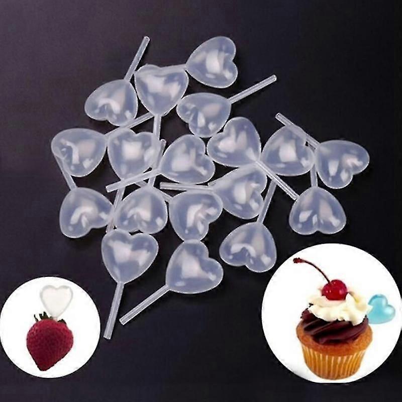 50 Pcs Jam Injector Transparent Food Grade Decorative Pipe Shape Cake Tool Kitchen Tool