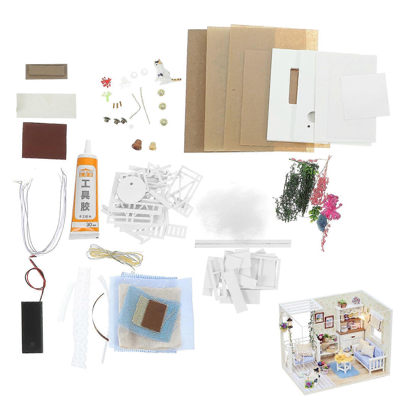 DIY Miniature House, Engaging Toy for Imaginative and Constructive Play