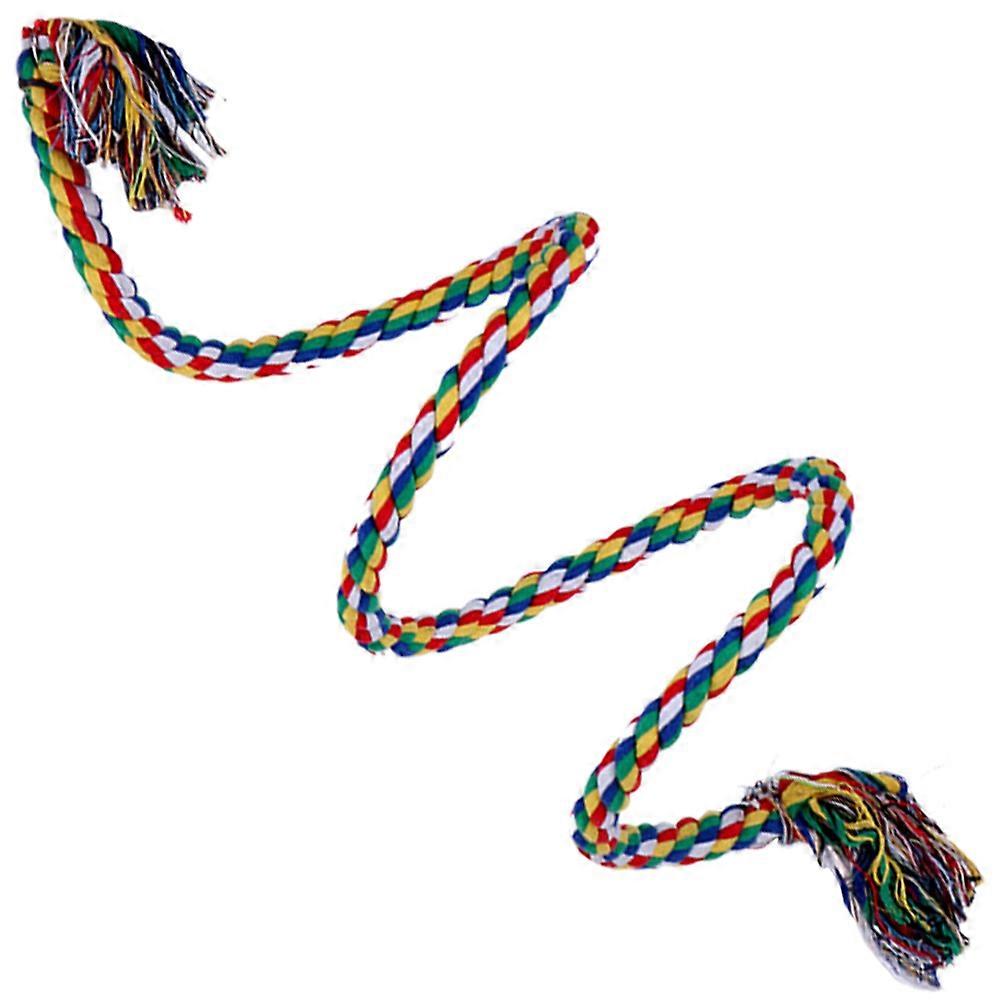 Twisted Spiral Shape Parakeet Toy Bird Accessory 150x8cm And Coordination Training 1 Pcs