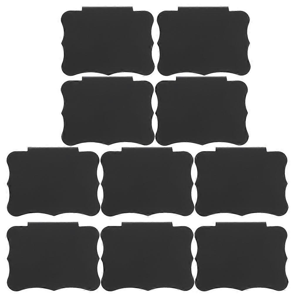Organizing Cube Labels 10Pcs PVC Tags Reversible Writing for Supermarket Use with Simple Design and Easy Application