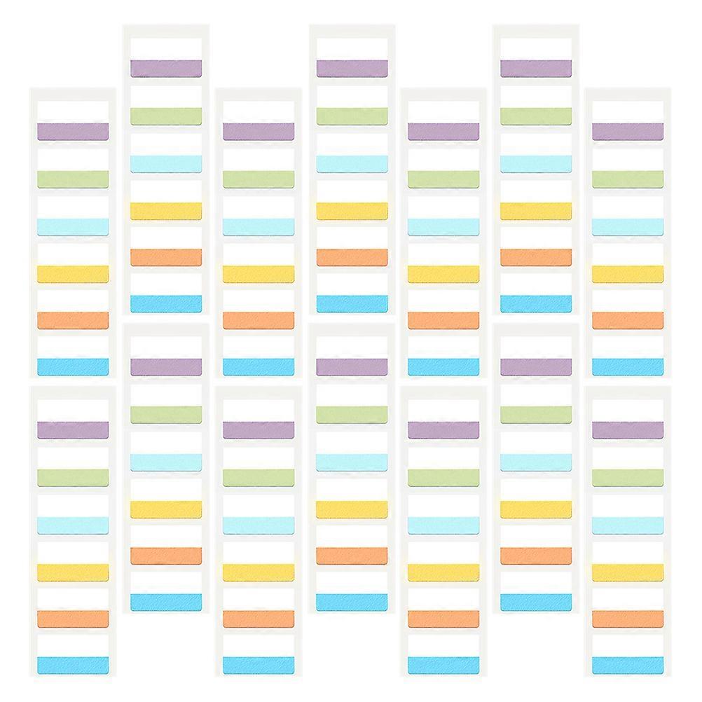 書籍用の 300 個の色付きのスティッキー インデックス タブ – 仕事や勉強で簡単に注釈や整理を行うための再利用可能なページ マーカー