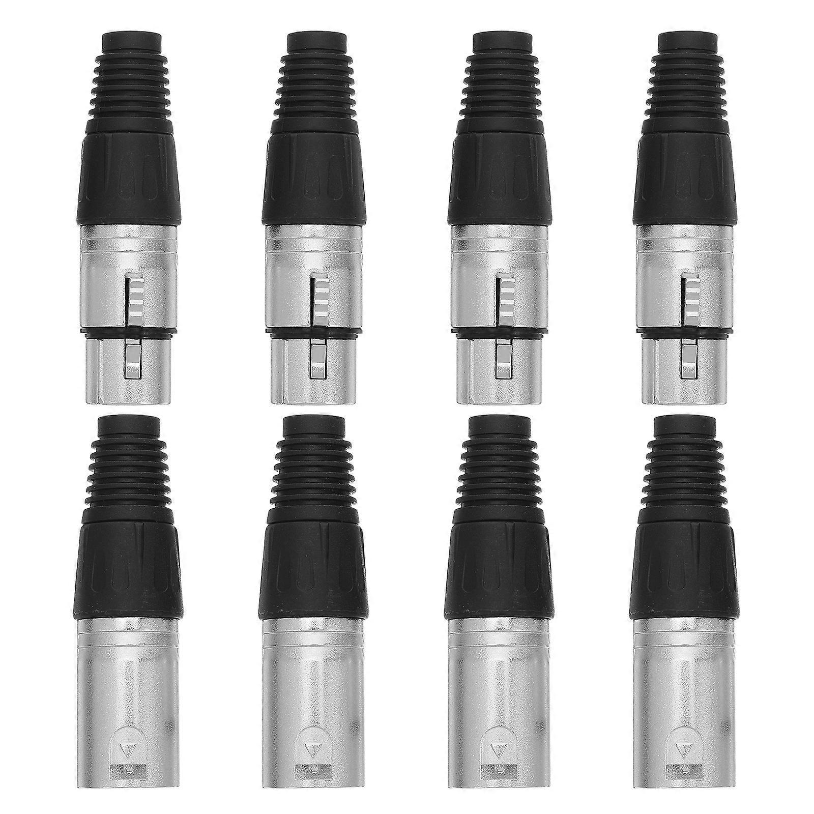 Durable Soldered XLR Audio Cable Plugs for Microphones – Professional Sound Transmission and DIY Assembly