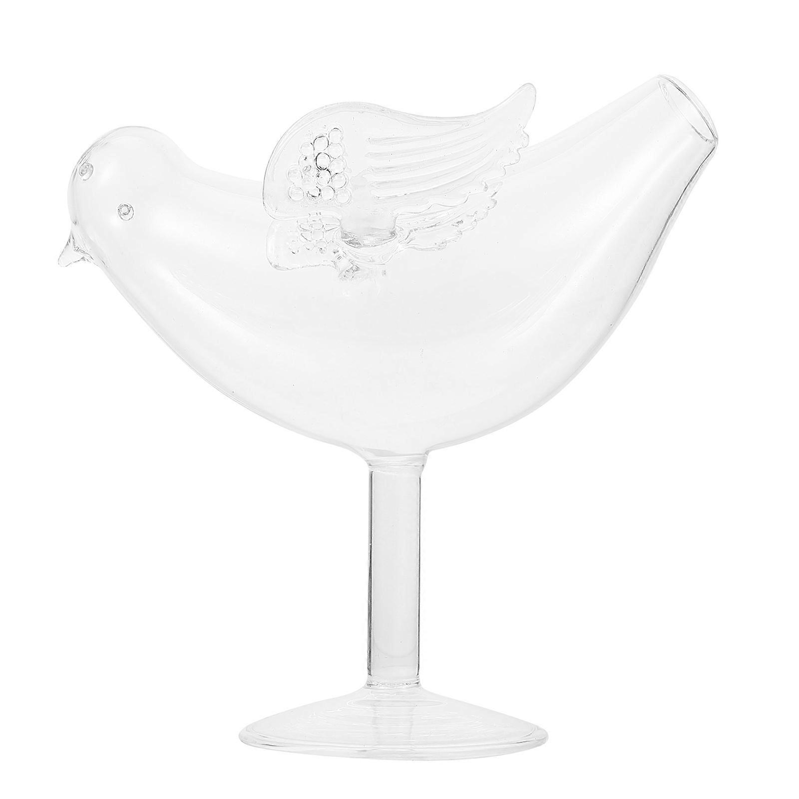 Unique Creative Drinking Glass Cup With Bird Aesthetic Perfect For Home Or Restaurant Use 1Pc