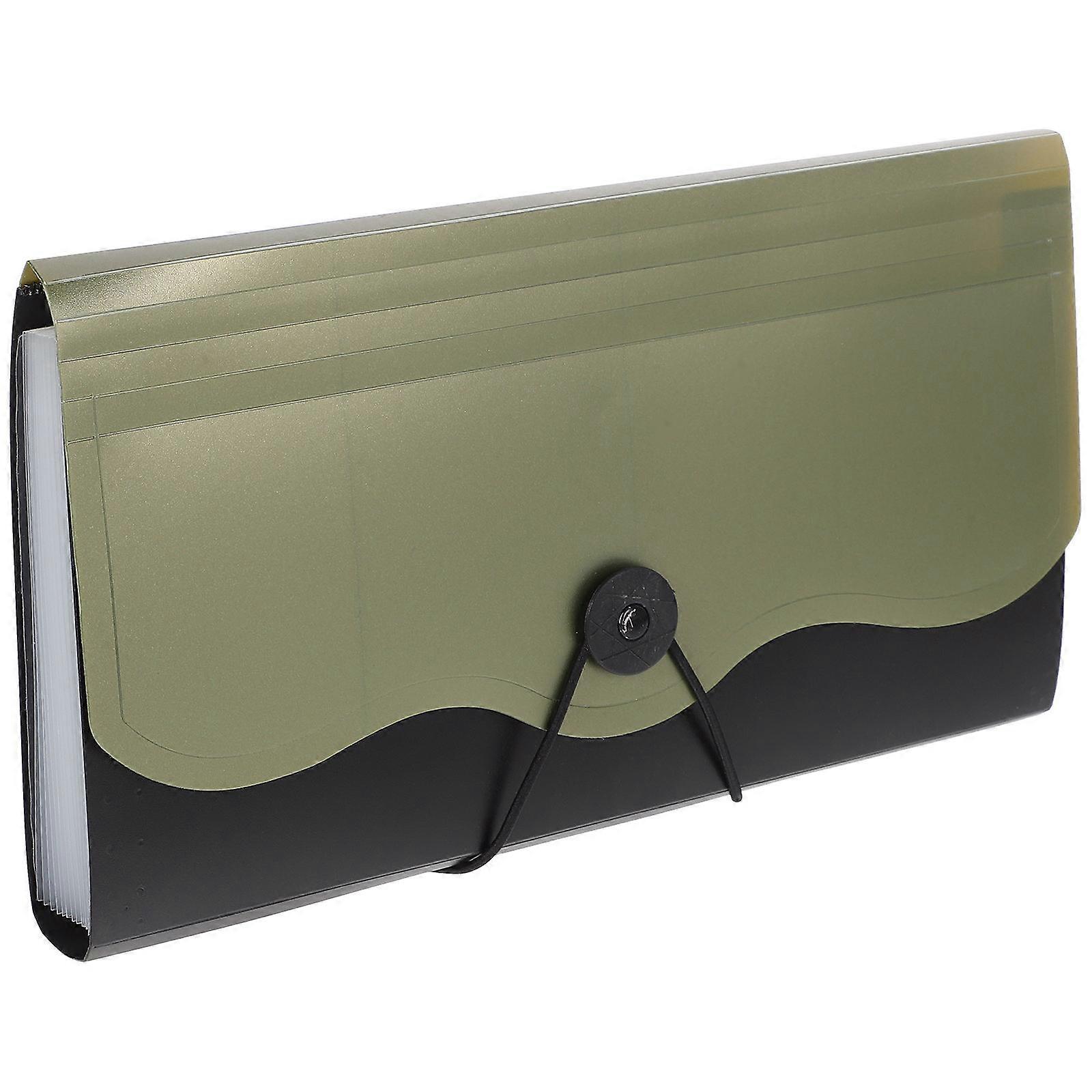Lightweight Portable Accordion File Folder for Document, Bill, and Receipt Storage – Stylish and Compact Design for Easy Organization