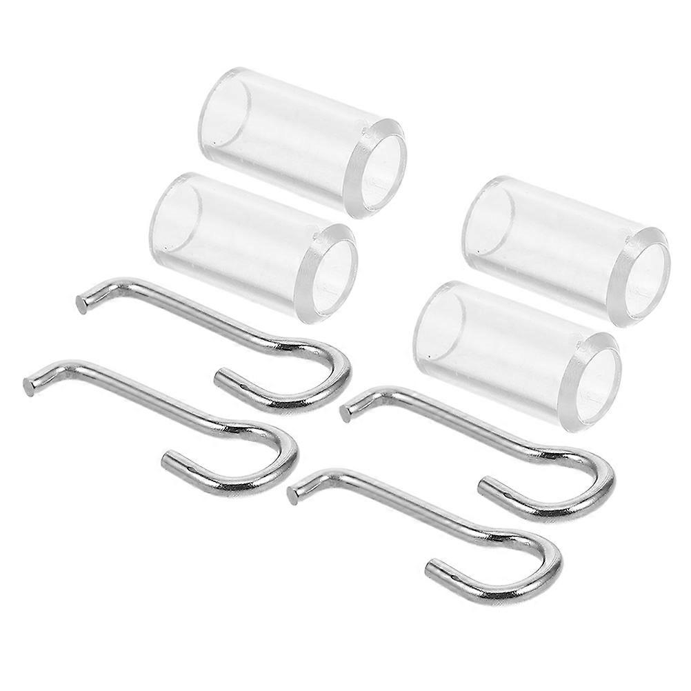 Blind Wand Repair Kit Horizontal Blind Supplies For Home Decoration Silver Rectangular Modern 4Pcs