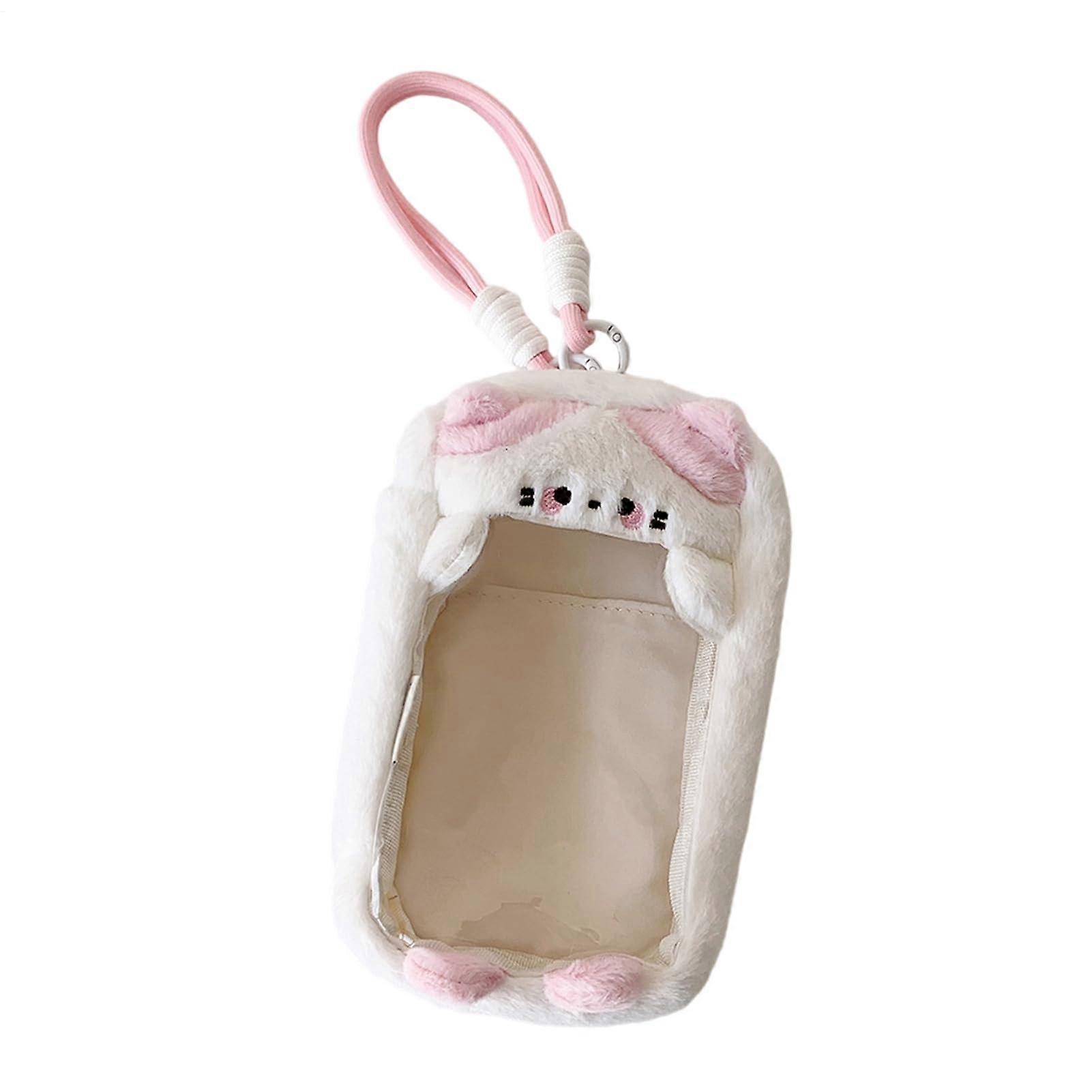 Storage Box for Figures Collectible Figure Storage Box, Dustproof Hanging Box for Travel Collections Coin Backpack Birthday White