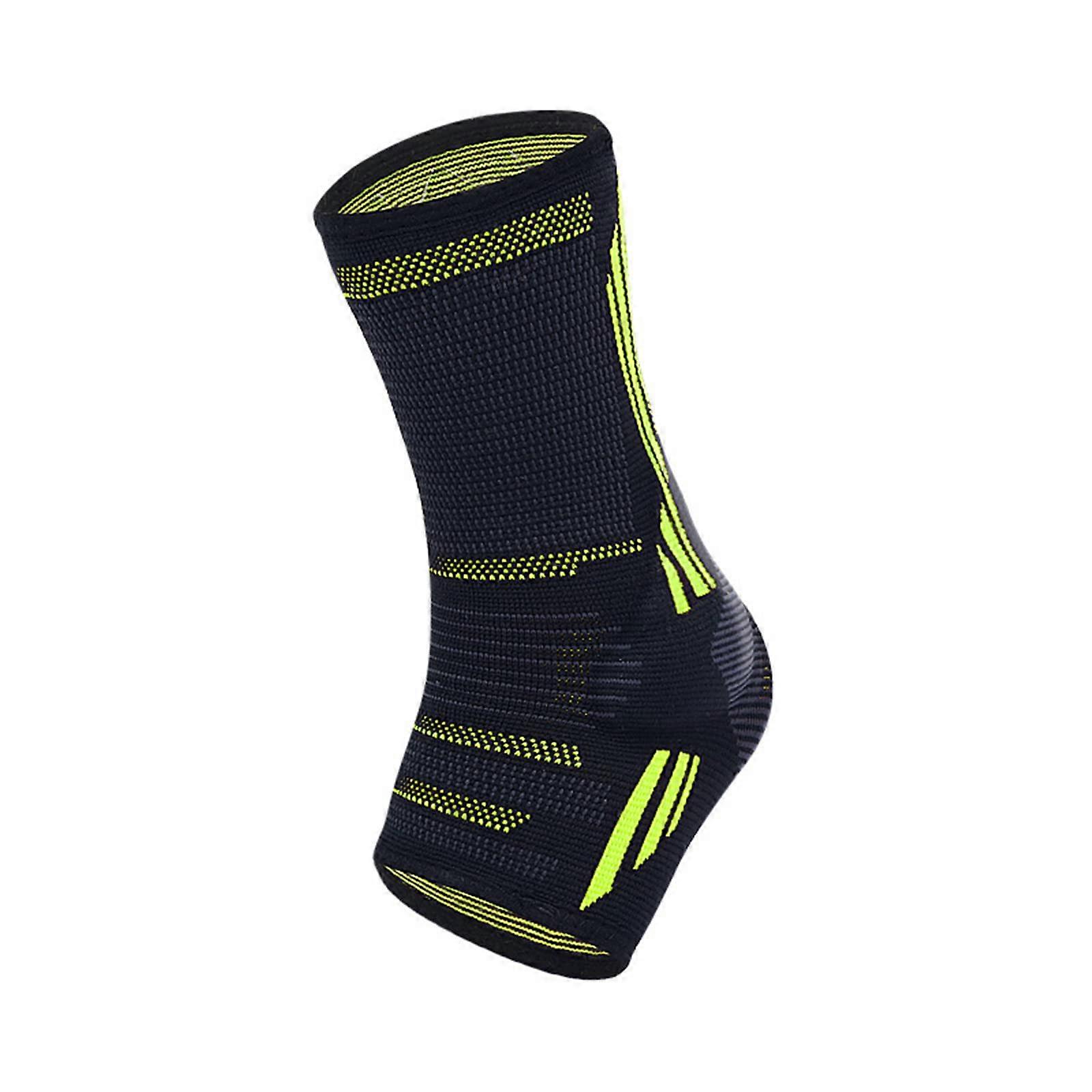 Silicone Gel Ankle Support Sleeves for Pain Relief, Compression for Plantar Fasciitis & Achilles Tendonitis, Elastic Design