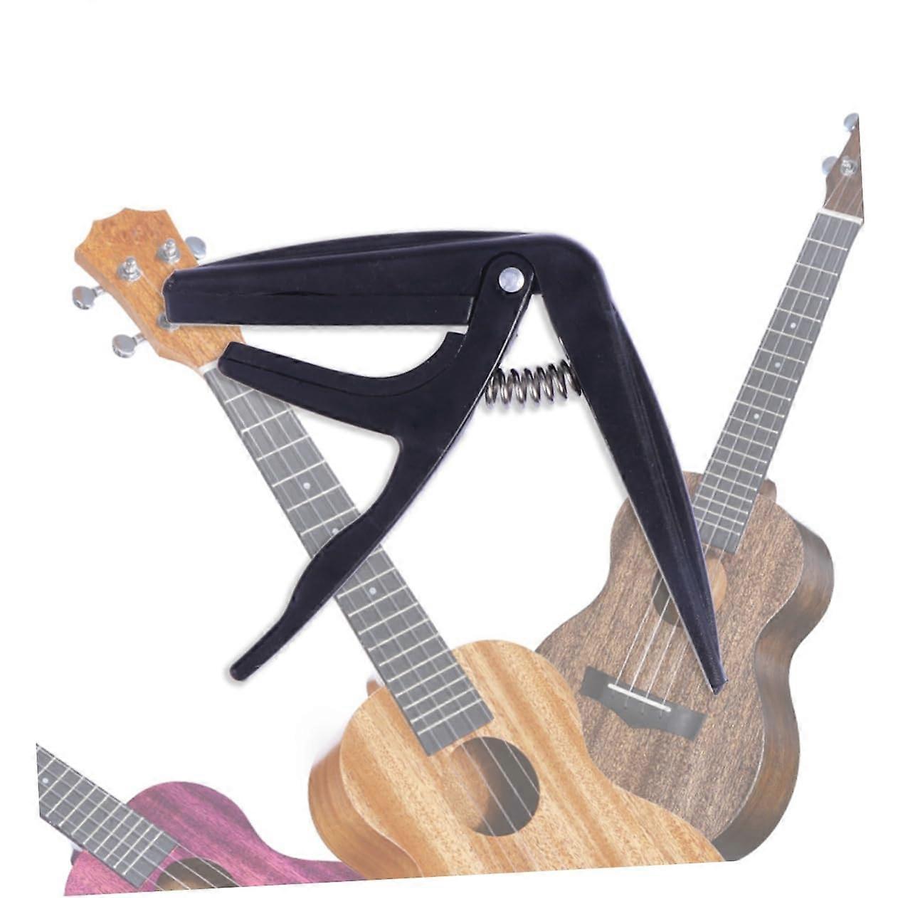 Ukulele Capo Zinc Alloy Adjustable With Silicone Padding for Soprano Tenor Baritone Ukuleles Optimal String Pressure