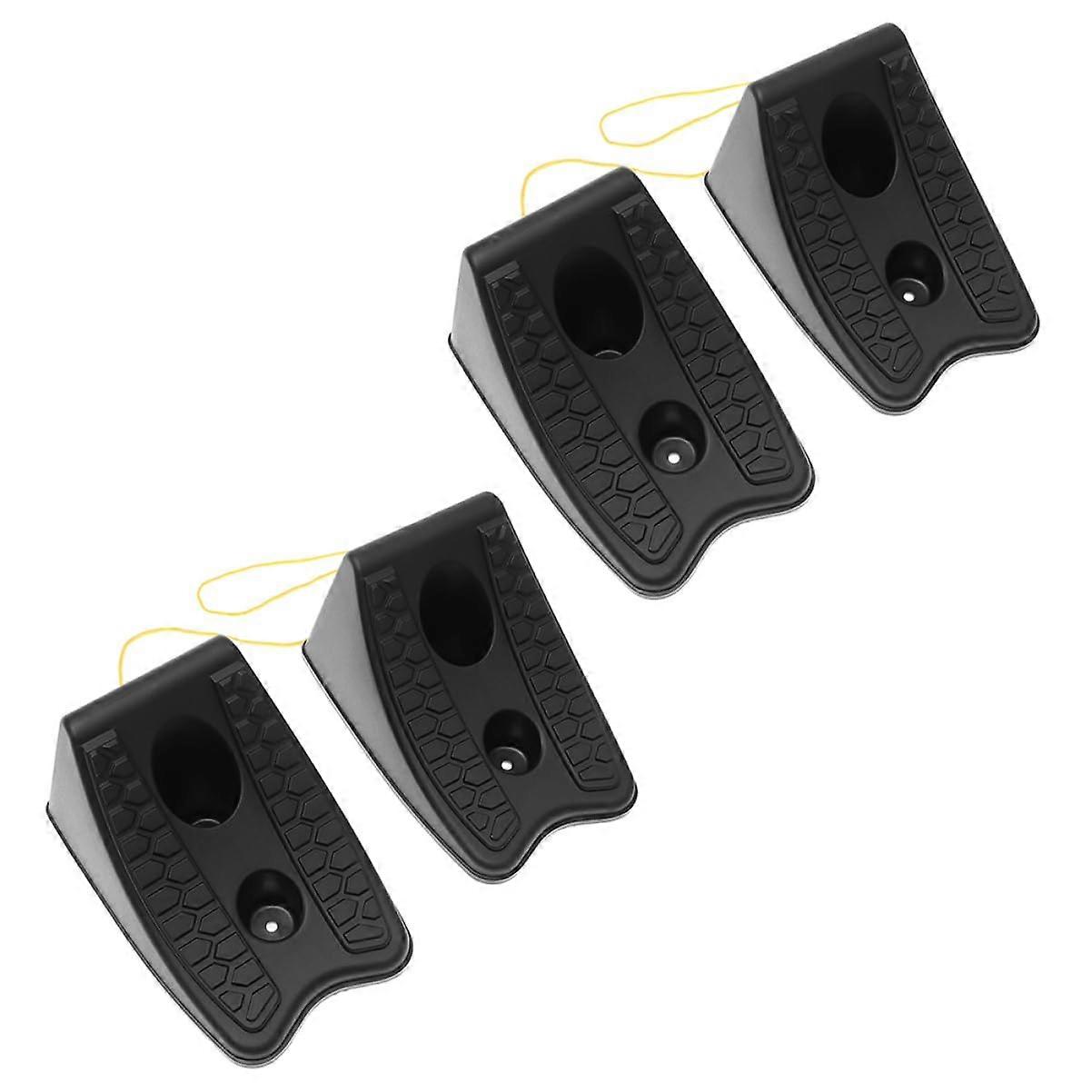 Wheel Alignment Block Wheel Stopper Rubber Non-Slip Tyre Stoppers For Cars Vans And Trucks