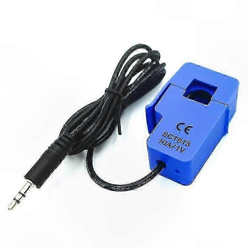 Non-Invasive AC Current Sensor Split Core Transformer 10A 1V Output for Electrical Monitoring