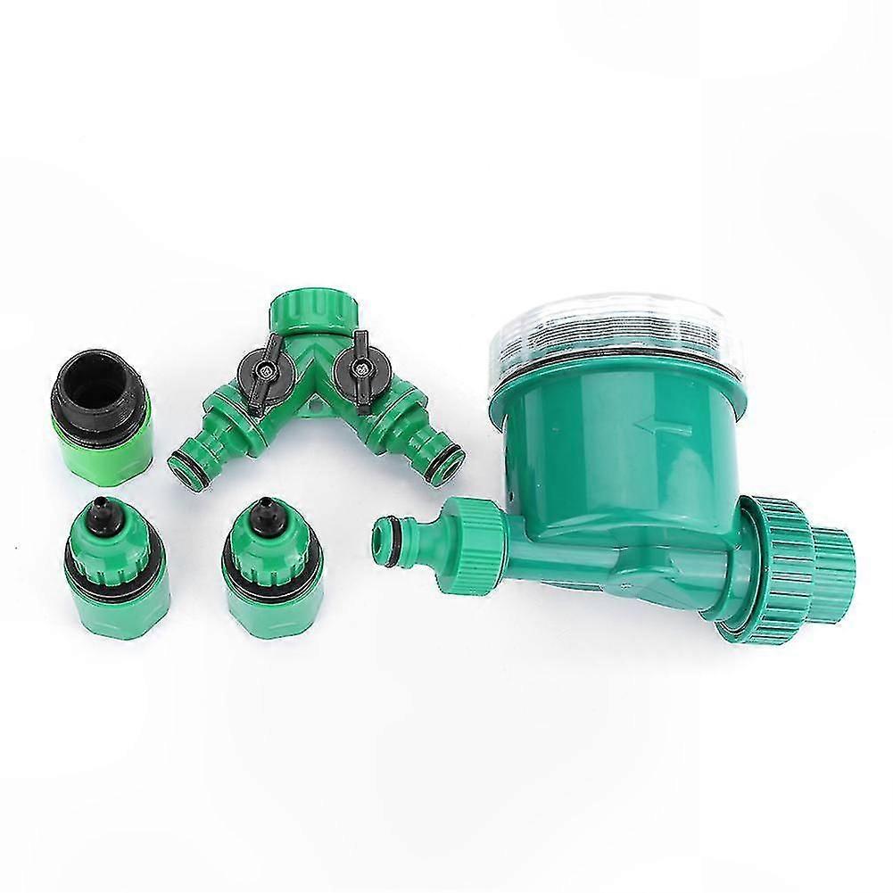 5-Piece Garden Irrigation Timer Kit with Quick Y-Connector for Watering Systems