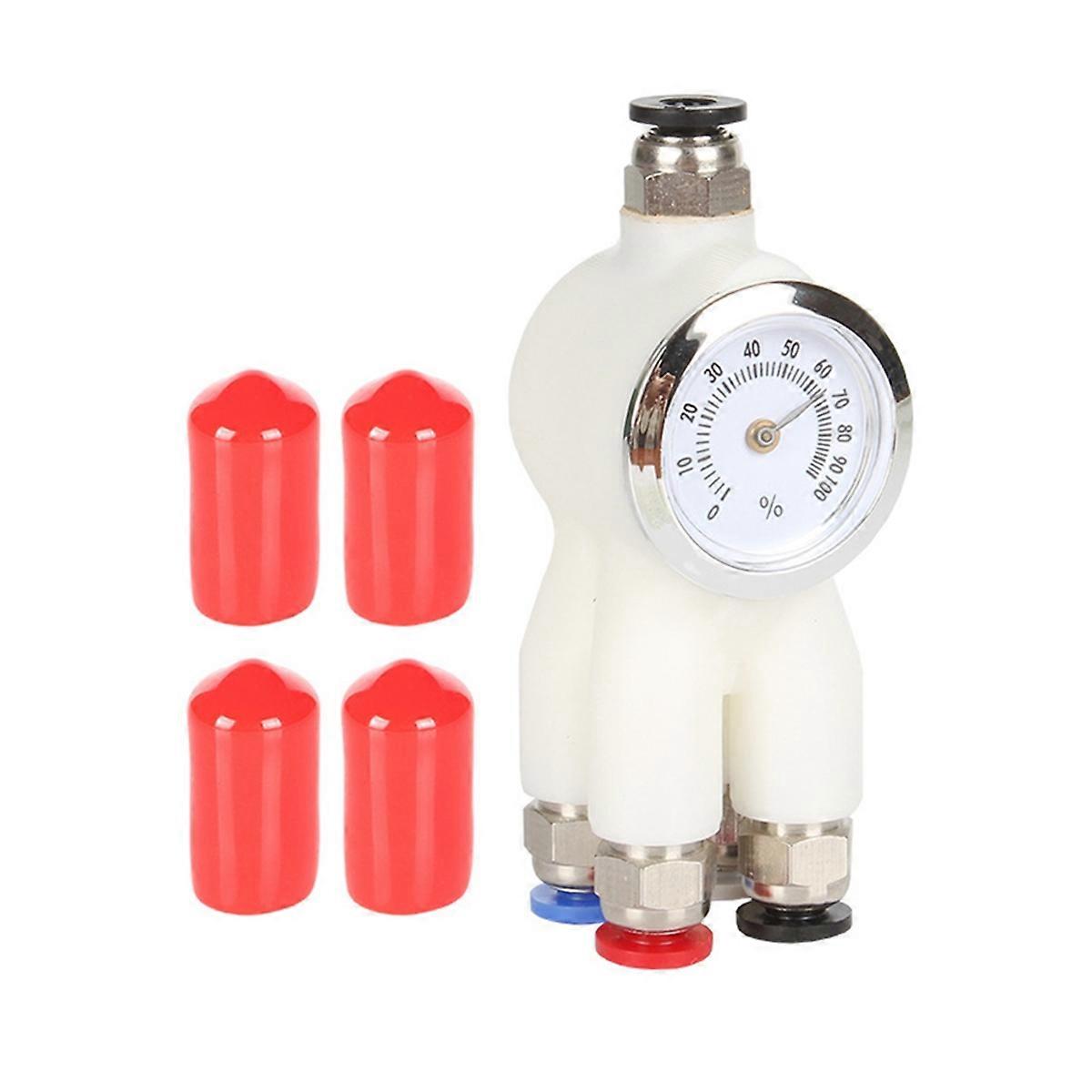 4 in 1 PTFE Adapter Material Pipe Expansion Port Feeding Modules for X1/P1 X1C P1S P1P A1 A1mini