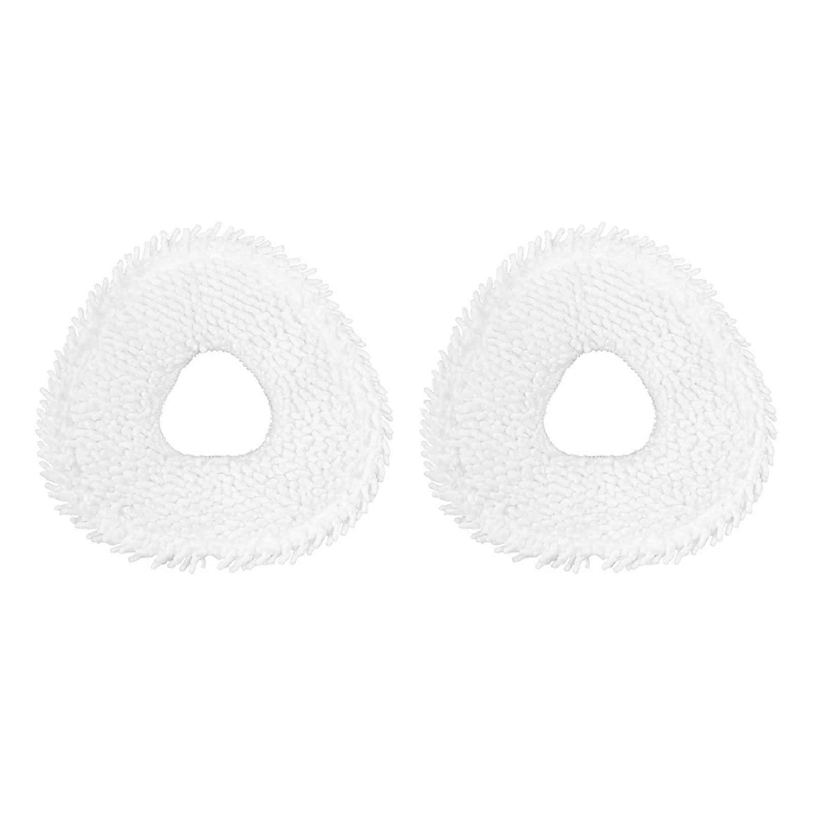 Replacement Microfiber Mop Head for Robot Mop Machine, Cleaning Cloth Replacement Mop Pads, 2Piece Washable Rags.