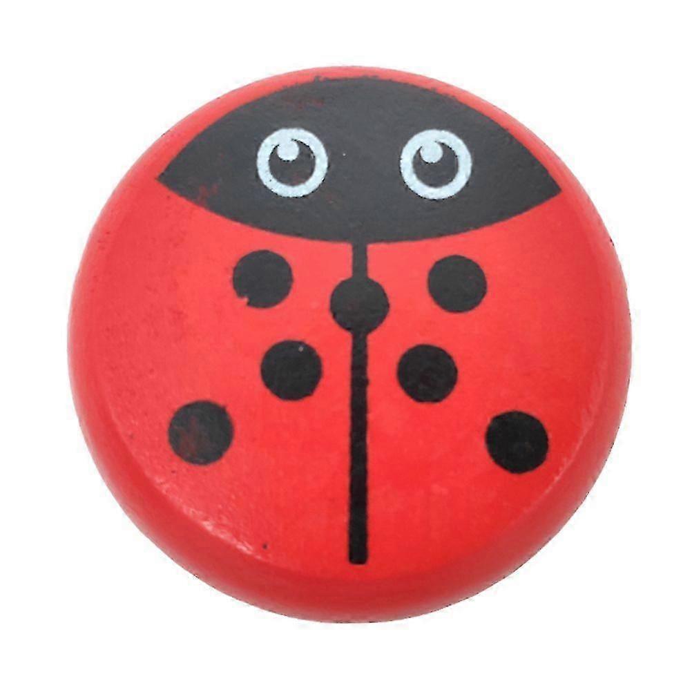 Ladybird Wooden Yo-yo Ball with String - Kids Toy Yo-yo