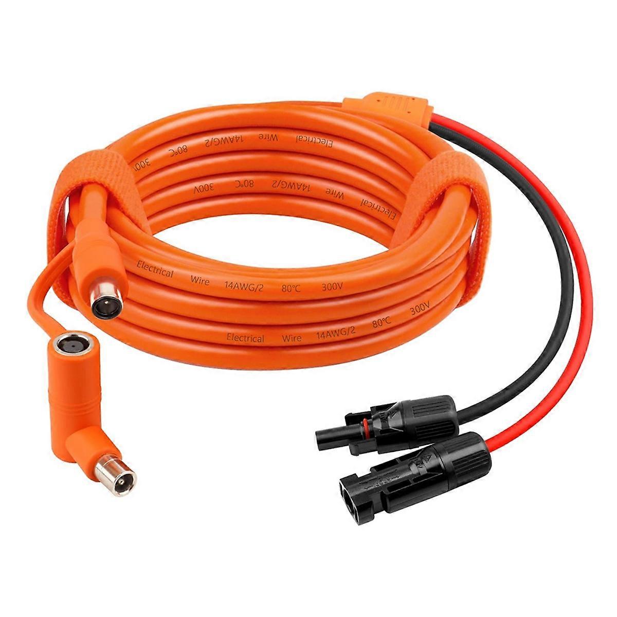 Solar to DC 8mm Charge Extension Cable 10FT,12AWG+14AWG Solar Cable