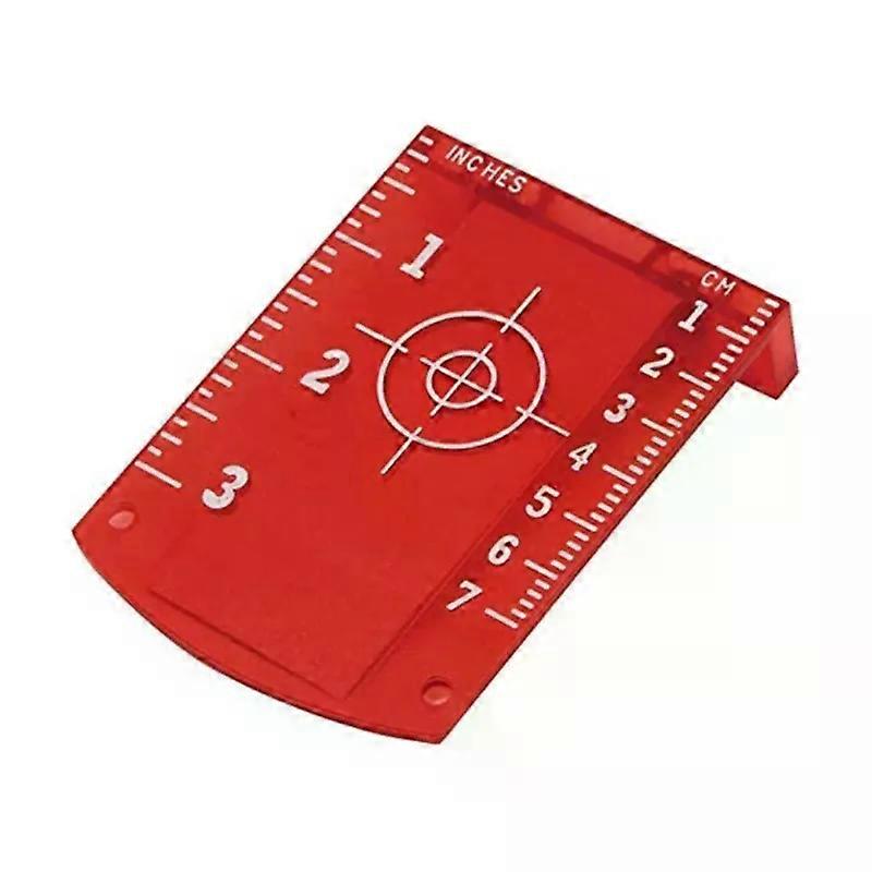 Target Card Plate inch-cm Distance Measuring Tool Level Target Plate