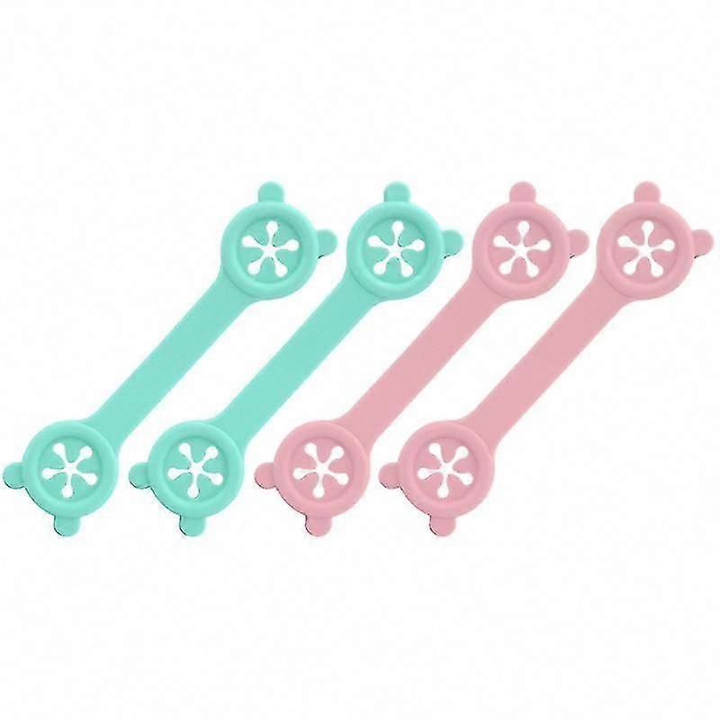 4pcs Baby Bib Clips for Drooling Feeding