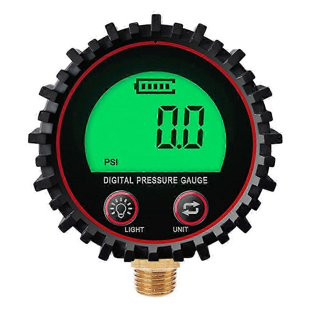 Precision Digital Gas Pressure Gauge - 255psi Range with 1% Accuracy