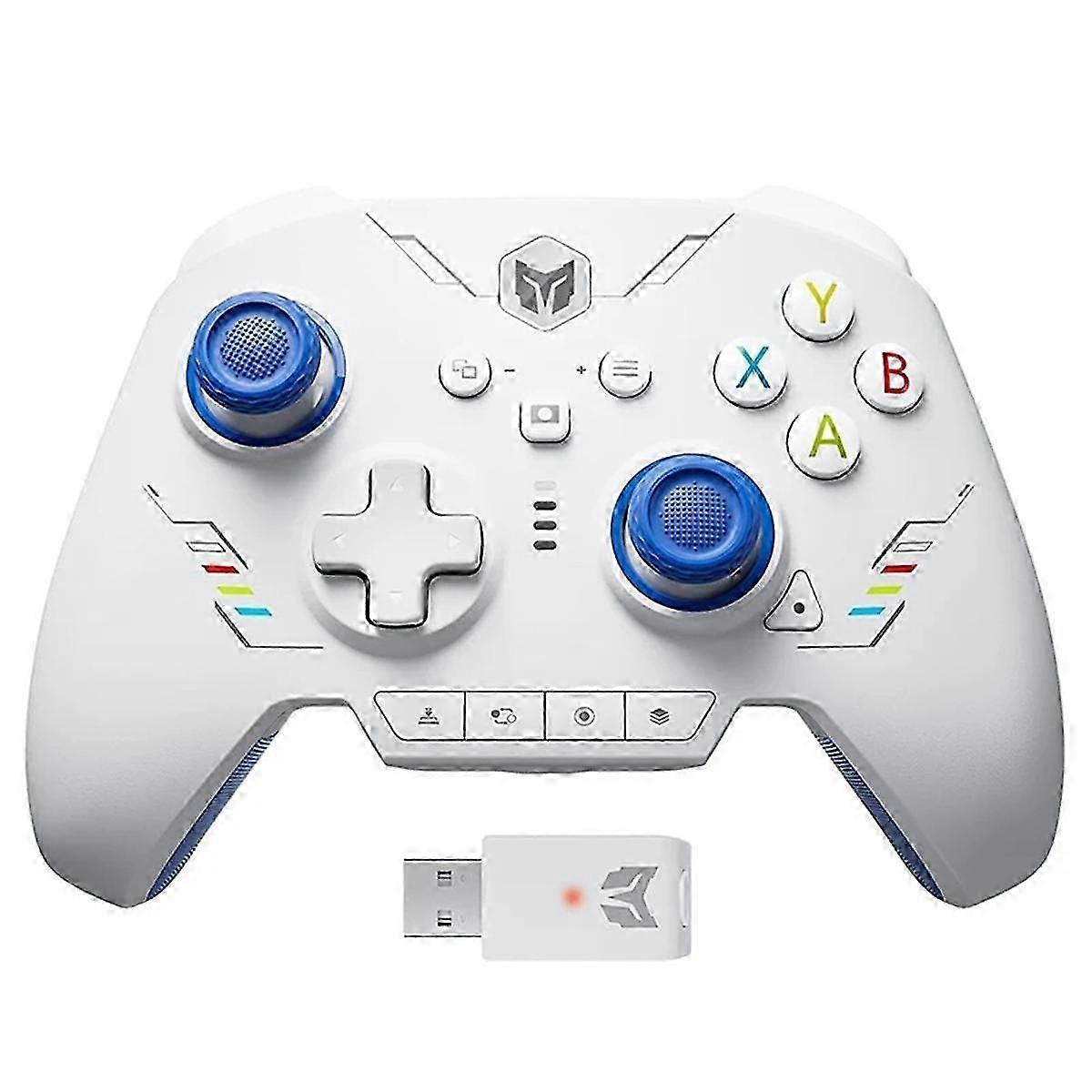 Rainbow Wireless Gaming Controller mit Motion Control Hall Effect Trigger für Nintendo Switch, PC, Android & iOS Geräte