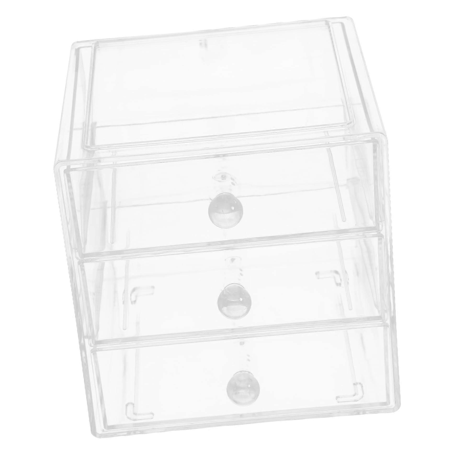 Clear Acrylic Desk Organizer with Multi Functional Cosmetic Storage Case Ref: 4686