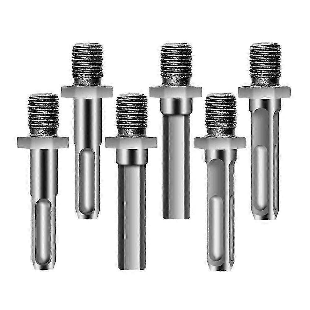 6-Piece Drill Socket Adapter Set with Splitter and Extension Rod, 6.50 x 1.27 x 1.27 cm