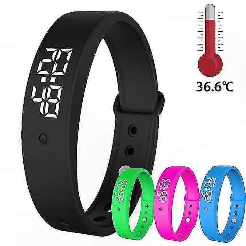 Smart Strap with Vibration Alert, Temperature Tracking, and Accurate Display for Daily Reminders and Timekeeping