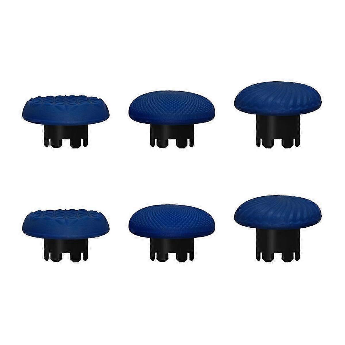 PS5 Edge DualSense Controller Replacement Blue Thumbstick Caps for Gaming
