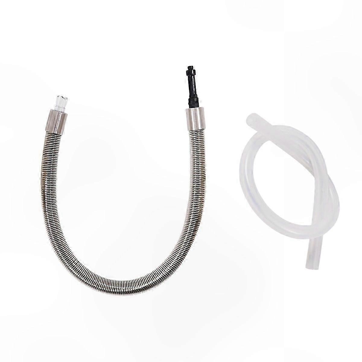 Stainless Steel Milk Pipe with HP1 Adapter for Jura WE8 ENA 8 Micro-9 Coffee Machines