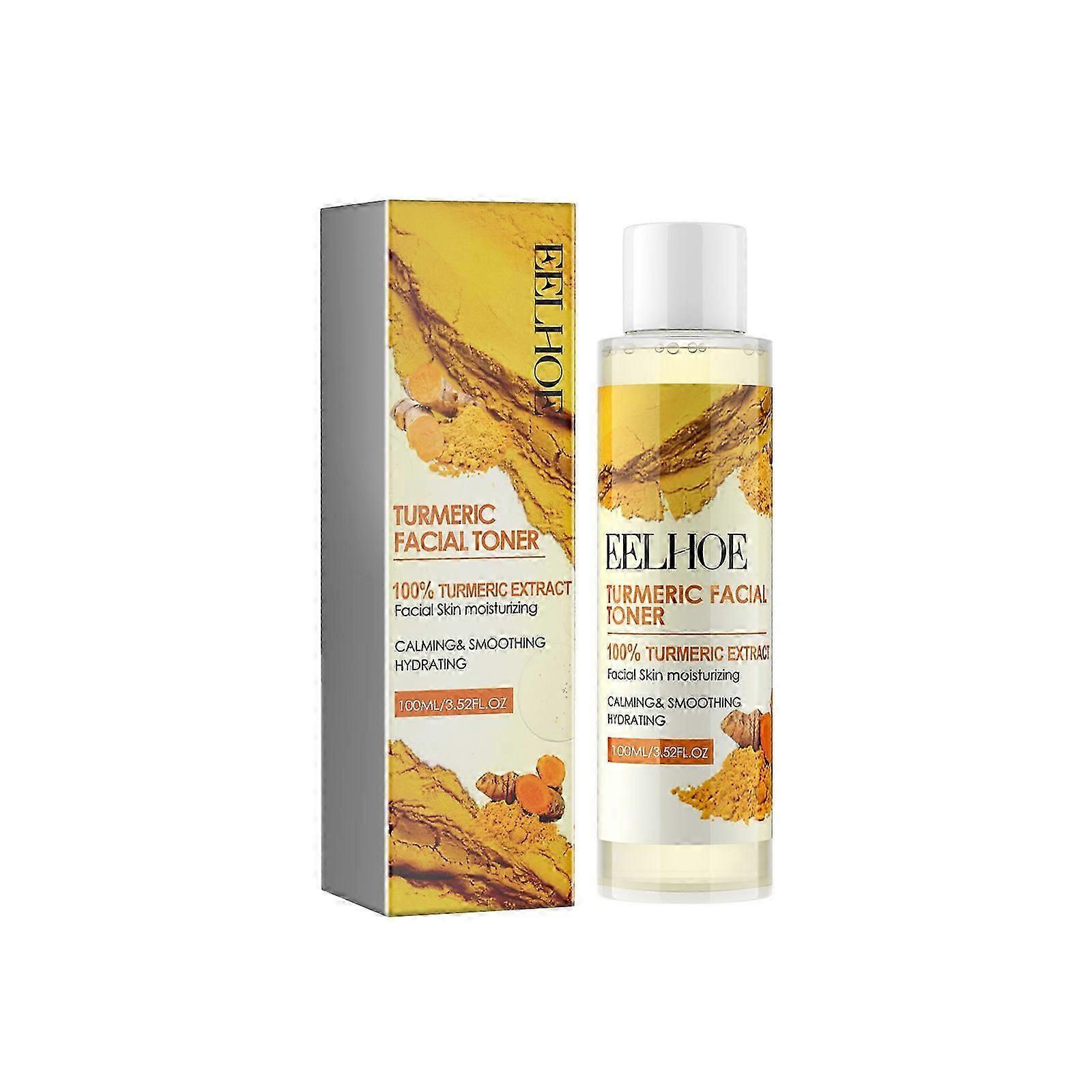 EELHOE Turmeric Toner Moisturizing, Moisturizing, Refreshing, Repairing Pores Fading, Wrinkle Softening, and Moisturizing Toner
