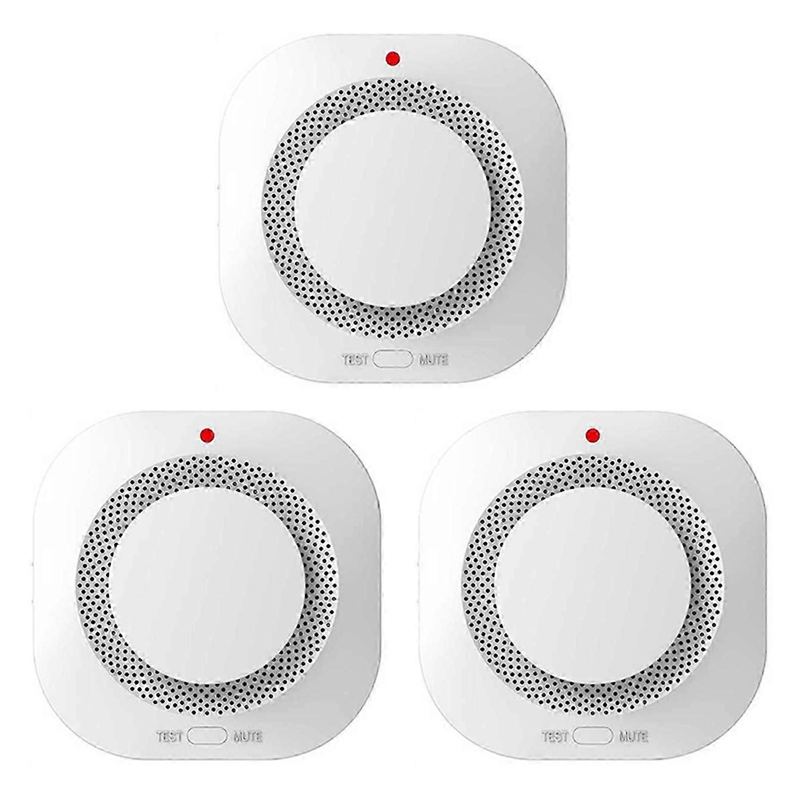 80dB Smog Alarm Portable Cordless Interconnected Home Security System, Professional Safety Equipment