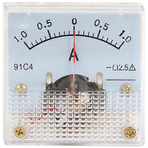 Class 2.5 Accuracy DC 0-1 A Analog Ammeter Ammeter 91C4. Current meter.