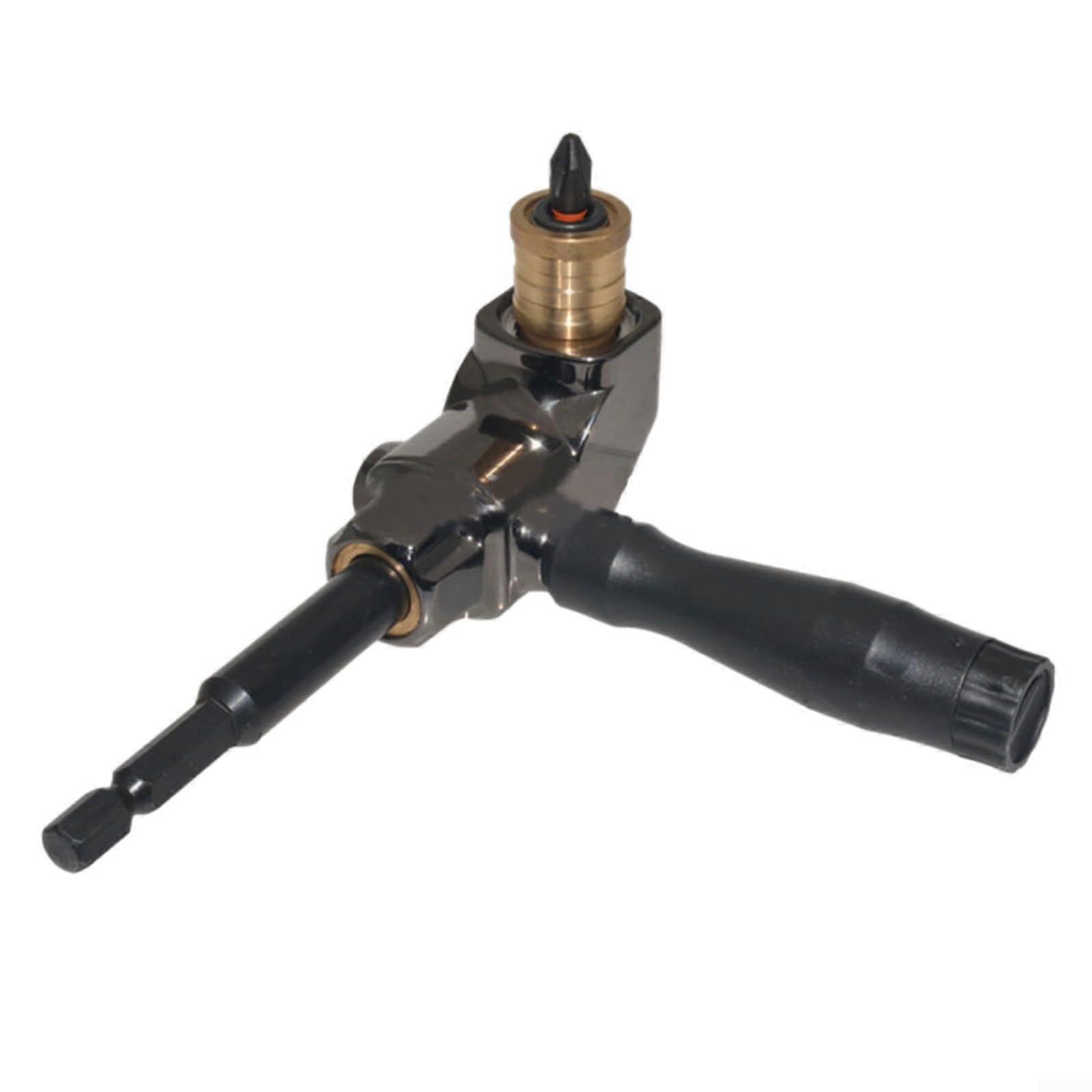 Allen Wrench Self-Locking Right Angle Screwdriver, 90 Degree Angle Tool for Tight Spaces, Durable Steel Construction