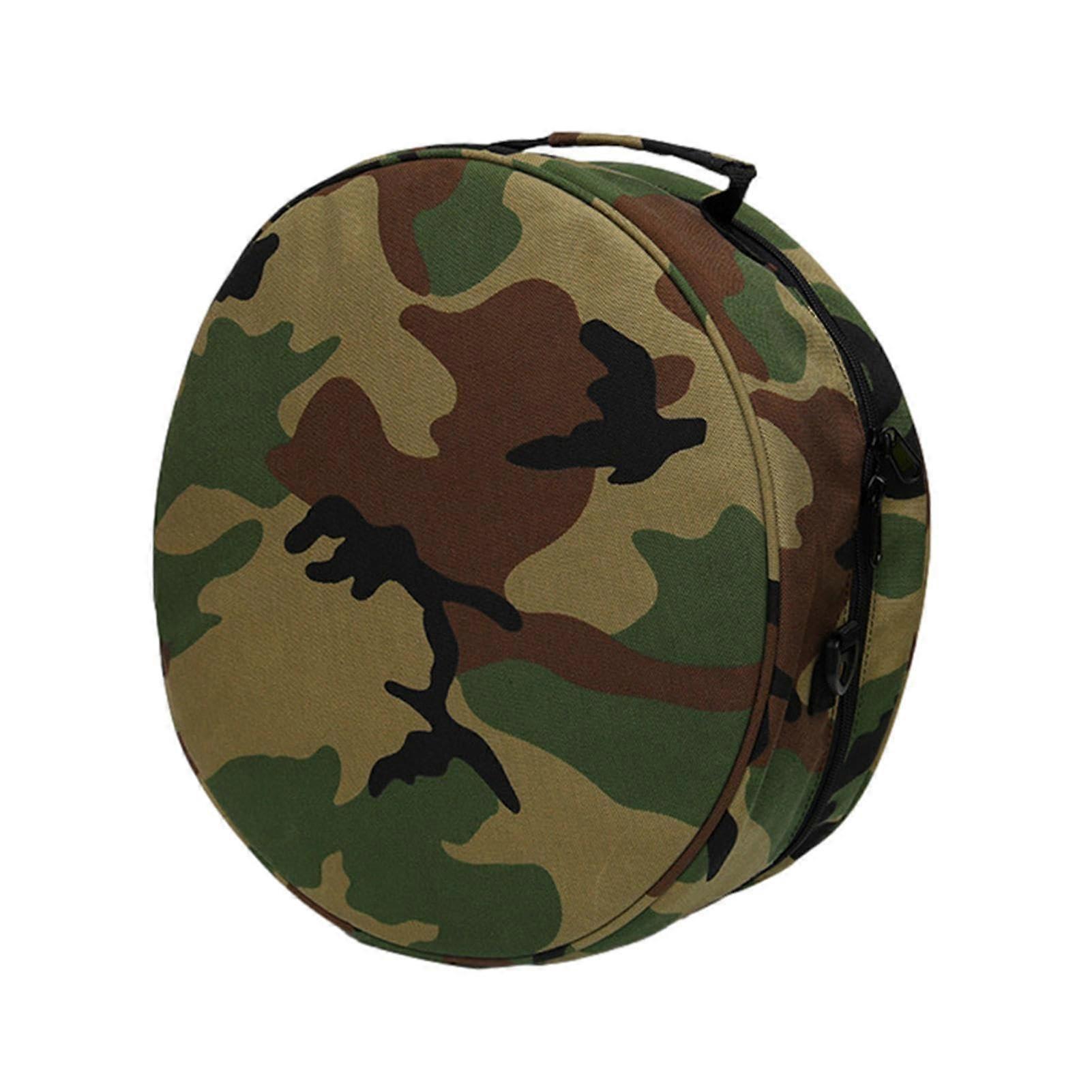 Snorkel Dive Bag | Portable Padded Diving Gear Backpack with Zipper, Detachable Shoulder Strap, Land Camouflage Design