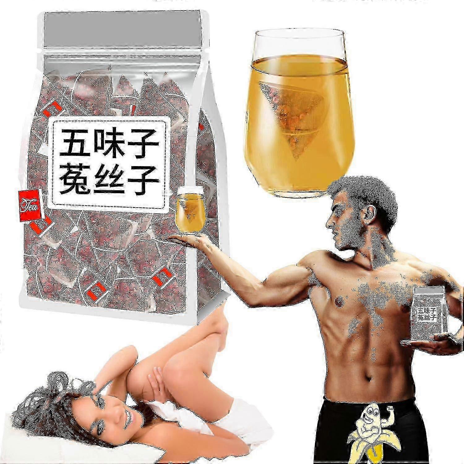 Five Flavors Goji Berry Tea - Traditional Herbal Blend For Liver Kidney Wellness