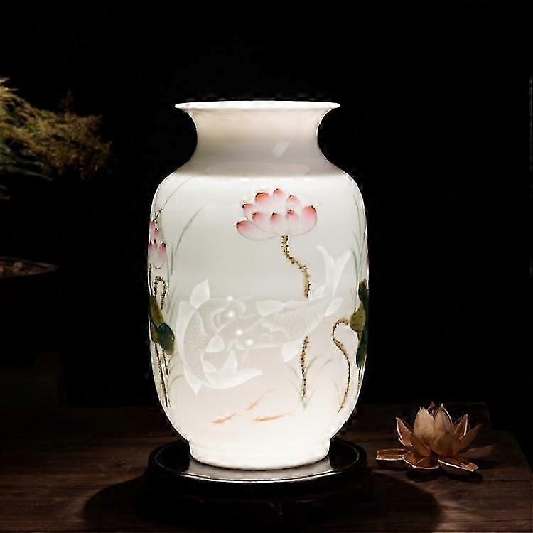 Premium Thin-Bodied Translucent Donggua Vase - Oriental Decor