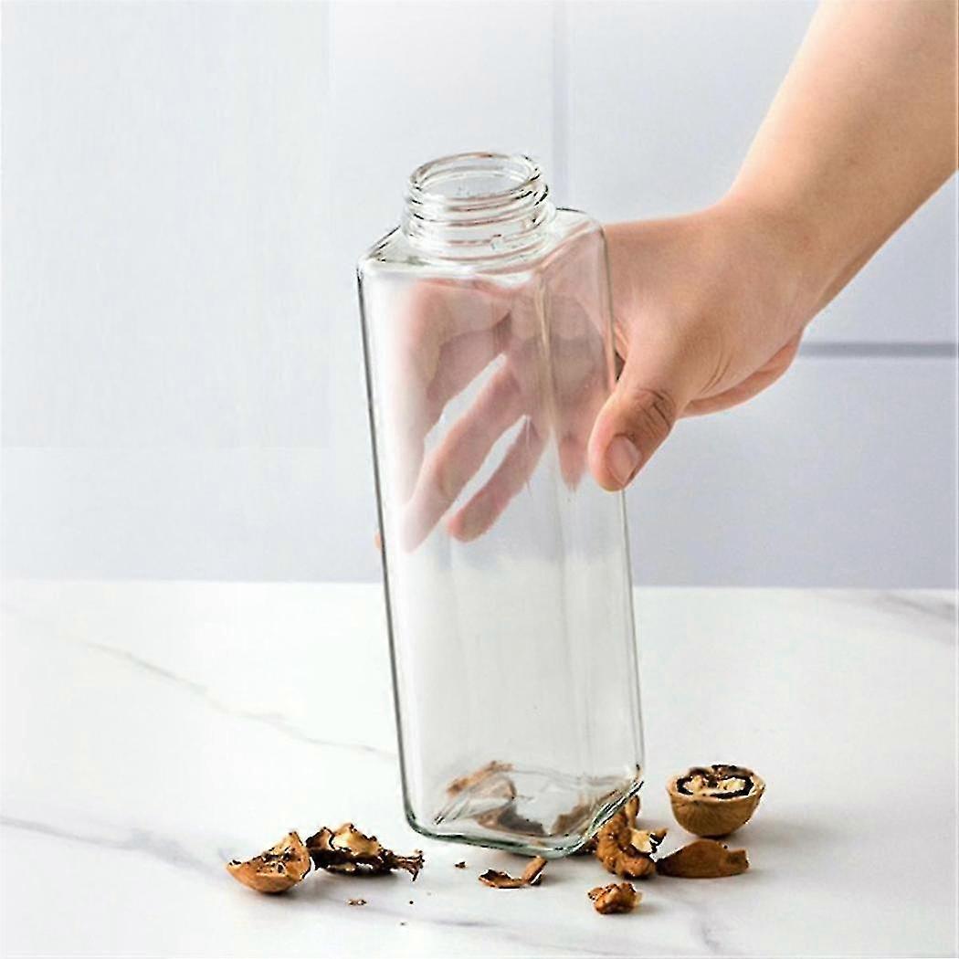 Oil Dispenser Bottle Auto Flip Condiment Container Automatic Cap Li...