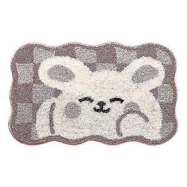 الكرتون الحمام يتدفقون حصيرة ماصة ، باب المرحاض المنزلي حصيرة غير قابلة للانزلاق ، حصيرة المدخل