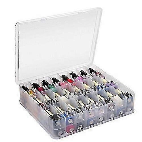Transparent Double-layer Nail Polish Box