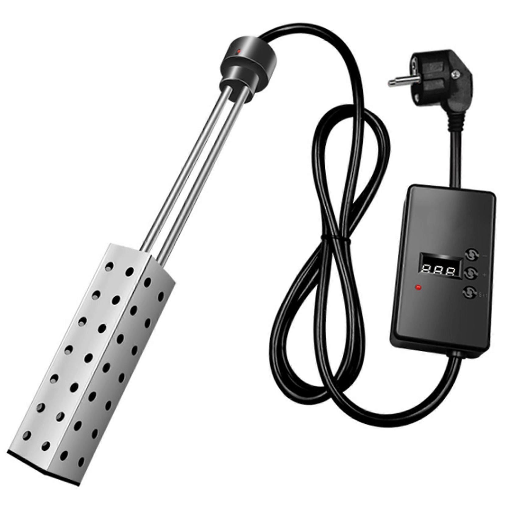 Scaldabagno ad immersione 2500W Riscaldatore elettrico a secchio con timer Spegnimento automatico Riscaldatore vasca invernale