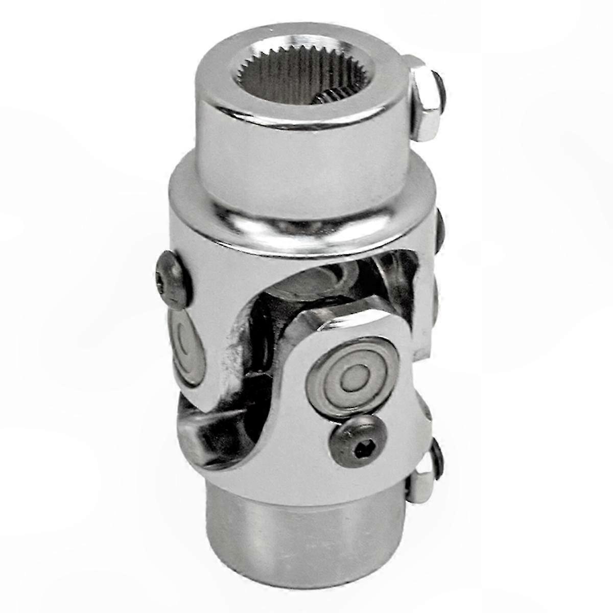 Chrome Universal Joint Shaft 3/4IN DD Spline Coupler for Steering Applications
