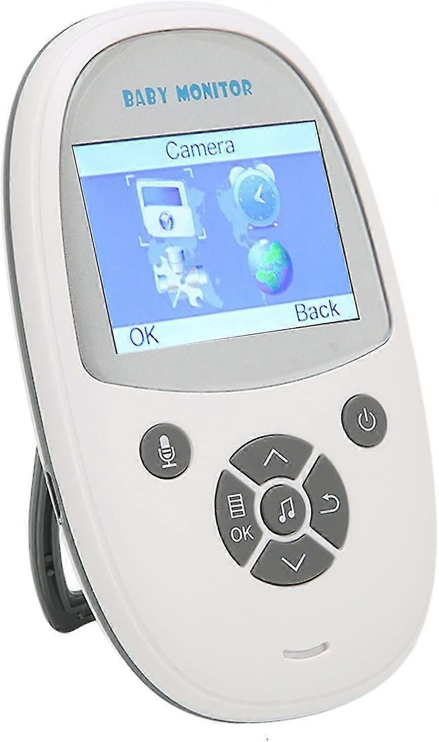 Video Baby Monitor with Camera and Audio, LCD Screen Camera Wireless 2 Way Talk Night Temperature De