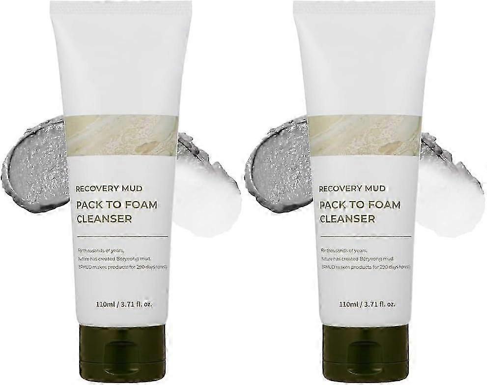 Recovery Mud Peel Off Mask for Exfoliating & Deep Cleansing, Blackhead Remover Peel-Off Mask with Boryeong Mud, Pore Cleanser Hydrating Relief Mud Cla