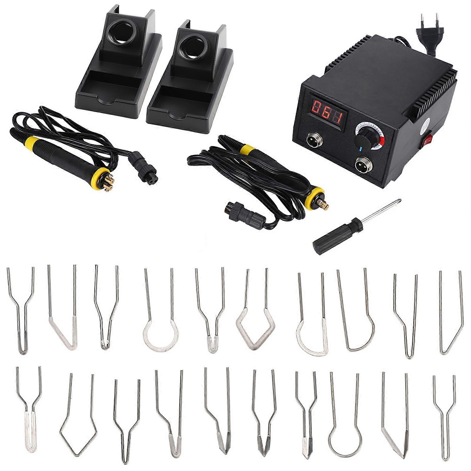 Wood Burning Kit Adjustable Temperature Pyrography Tool with Soldering Iron for Gourd Board Rice Paper EU Plug 220V