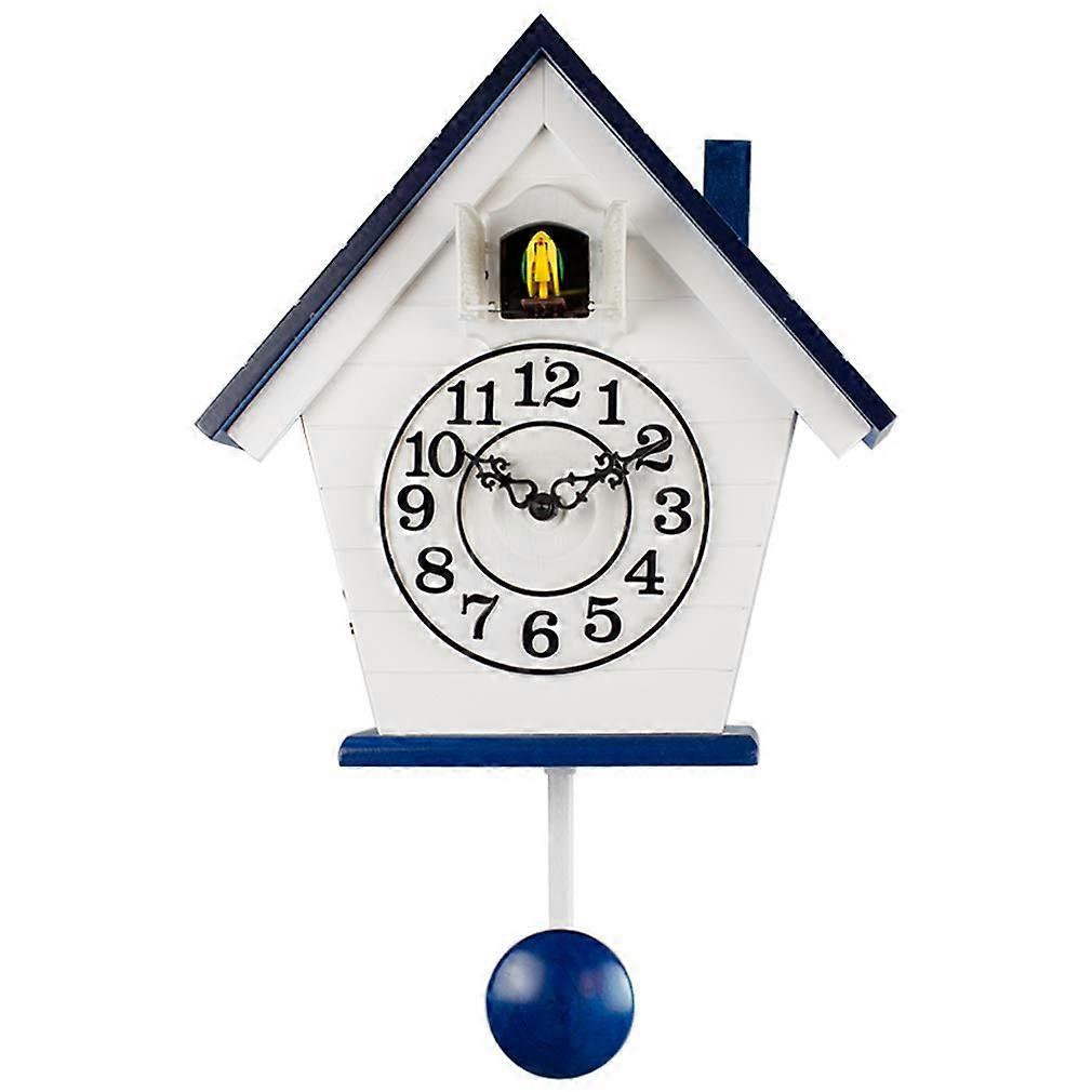 Cuckoo Clock Wall Clock Bird House Clock Living Room Decor Model A