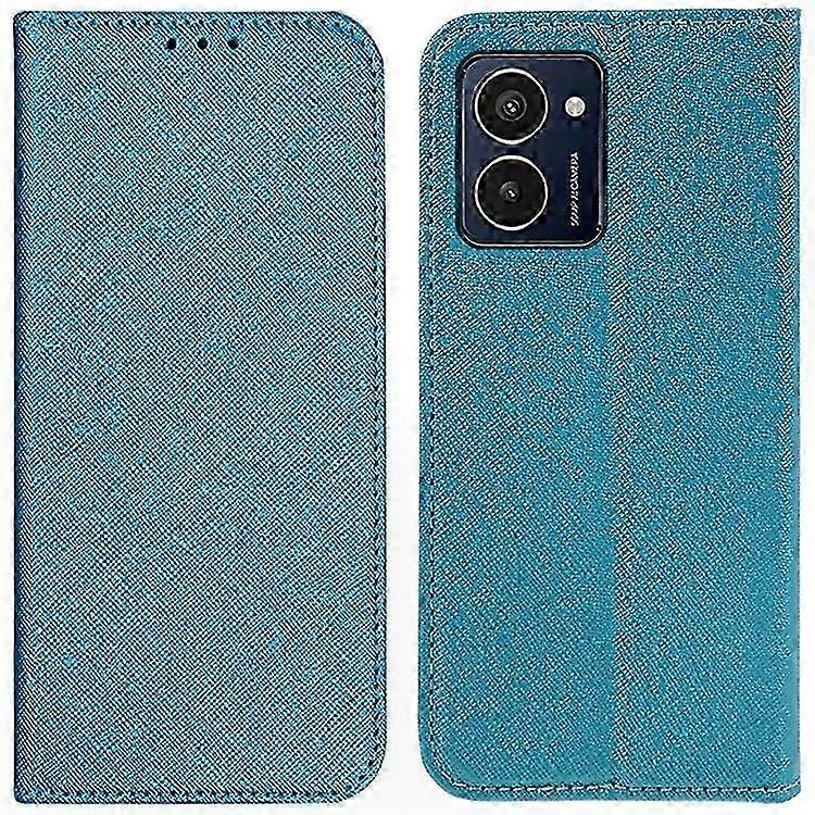 Magnetic Leather Phone Case with Cross Texture for HMD Pulse Pro, Stand Function, Durable Protective Cover
